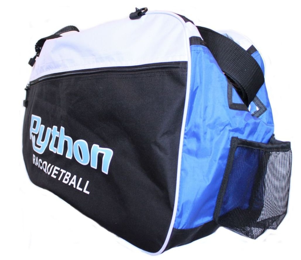 Python Deluxe "Club" Racquetball Bag (Black/Blue)