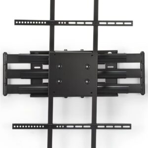 Displays2go Articulating TV Wall Mount for 42-90 Inch HDTV, Steel, Panning/Tilting VESA Bracket (HVAWM4290L)