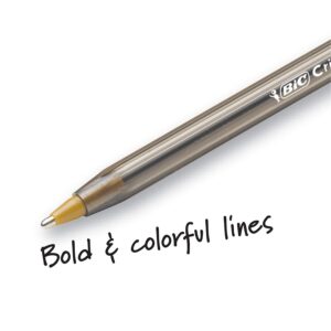 Bic Cristal Xtra Bold Stick Ballpoint Pens Combo Set: Set Includes 72 Pens ( Assorted Fashion Colors: Black, Blue, Green, Red, Purple, Light Blue, Lime Green)