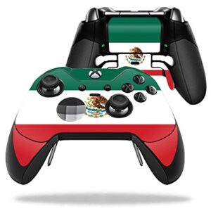 MightySkins Skin Compatible with Microsoft Xbox One Elite Controller - Mexican Flag | Protective, Durable, and Unique Vinyl wrap Cover | Easy to Apply, Remove, and Change Styles | Made in The USA