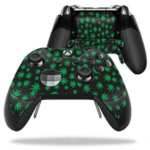 MightySkins Skin Compatible with Microsoft Xbox One Elite Controller - Marijuana | Protective, Durable, and Unique Vinyl Decal wrap Cover | Easy to Apply, Remove, and Change Styles | Made in The USA