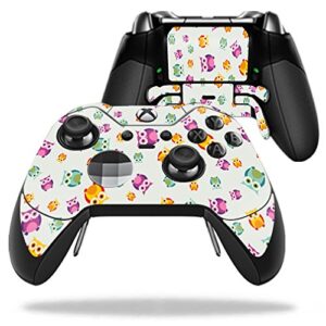 mightyskins skin compatible with microsoft xbox one elite controller - owls | protective, durable, and unique vinyl decal wrap cover | easy to apply, remove, and change styles | made in the usa