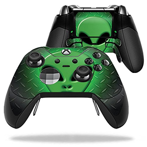 MightySkins Skin Compatible with Microsoft Xbox One Elite Controller - Alien Invasion | Protective, Durable, and Unique Vinyl wrap Cover | Easy to Apply, Remove, and Change Styles | Made in The USA