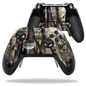 mightyskins skin compatible with microsoft xbox one elite controller - tree camo | protective, durable, and unique vinyl decal wrap cover | easy to apply, remove, and change styles | made in the usa