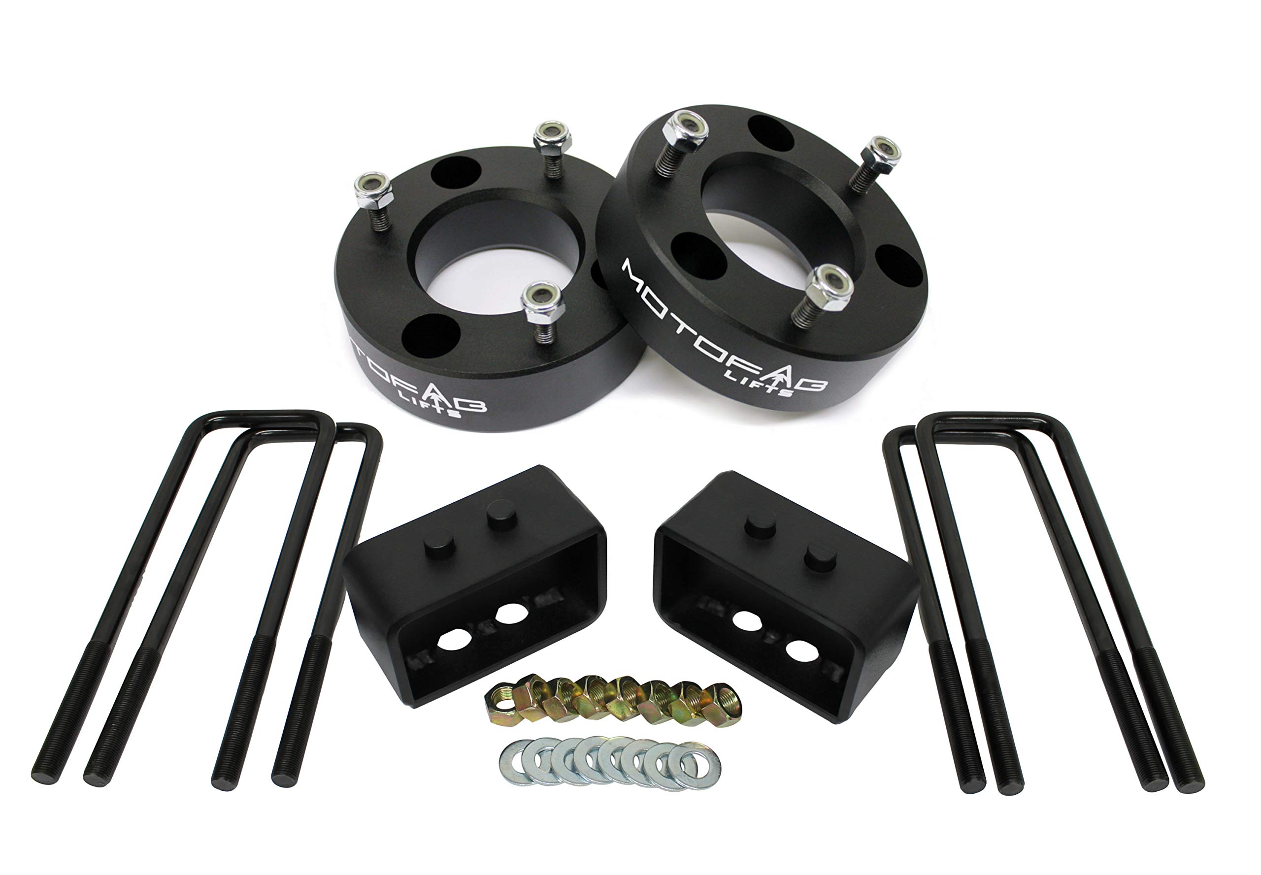 MotoFab Lifts F150-2.5F-3R 2.5" Front and 1.5" Rear Leveling lift kit Compatible with Ford F150 4WD