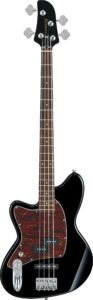 ibanez tmb 4 string bass guitar, left, black (tmb100lbk)