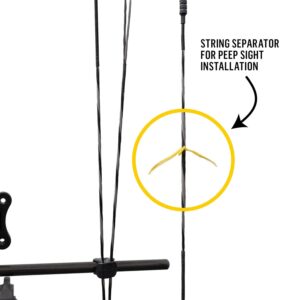 DIAMOND ARCHERY Deploy SB Fully Adjustable Equipped Durable Compound Bow with R.A.K. Package - RH, 60 Lbs, Breakup Country