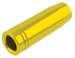 gold tip ballistic collar for pierce 250 (12 pack), gold, small