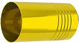 gold tip nock collar for pierce 300 (12 pack), gold, small