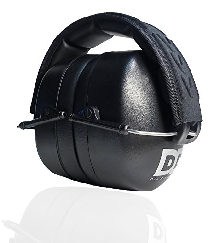 Professional Safety Ear Muffs by Decibel Defense - 37dB NRR - The HIGHEST Rated & MOST COMFORTABLE Ear Protection for Shooting & Industrial Use - THE BEST HEARING PROTECTION...GUARANTEED