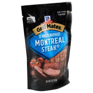 McCormick Grill Mates Montreal Steak 30 Minute Marinade, 5 oz (Pack of 6)