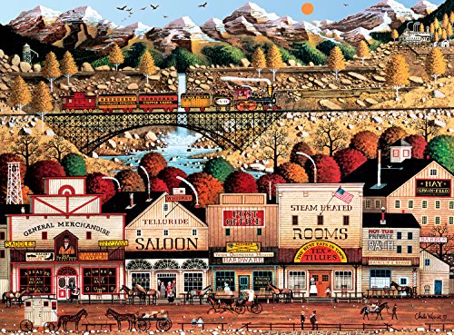 Buffalo Games - Charles Wysocki - Sleepy Town West - 1000 Piece Jigsaw Puzzle