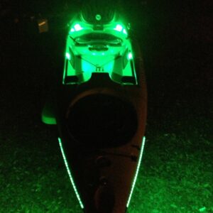 Canoe Kayak Accessories Lighting Kayak Green Fishing LED Light Kit - Complete KIT with Power Source and Switch 9