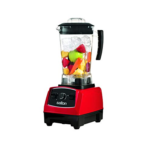 Salton BL1486RBT Power 2 L/QT Table Top Blender, 2 Liters, Red