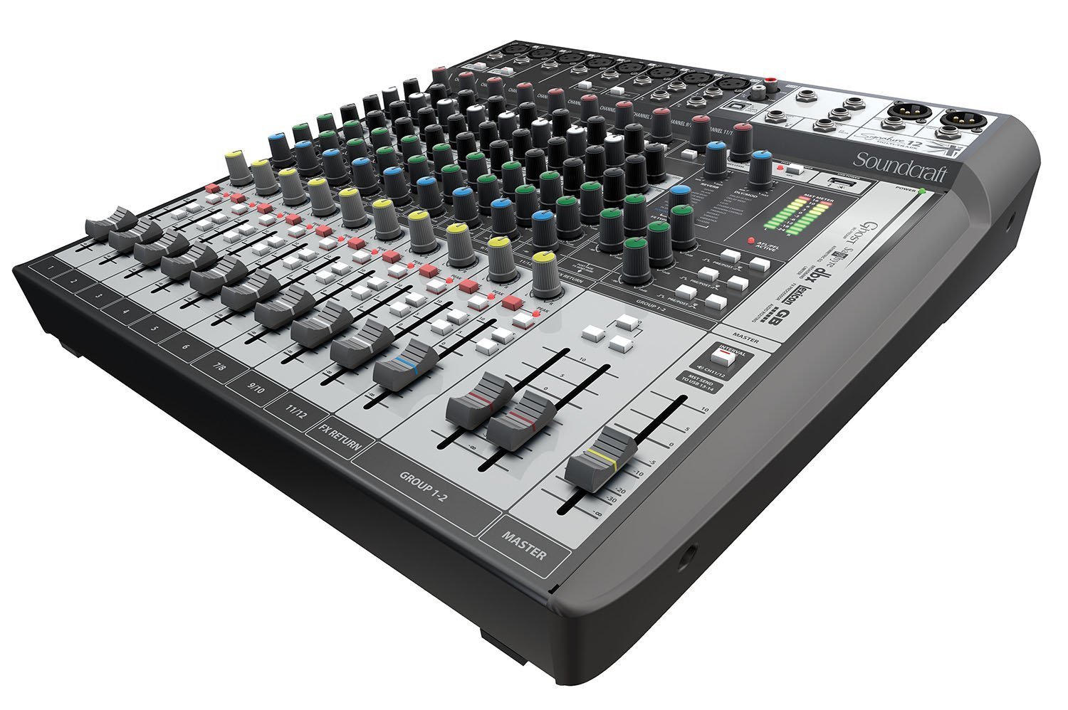 Soundcraft Signature 12MTK Analog 12-Channel Multi-track Mixer with Onboard Lexicon Effects