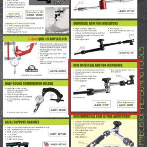 HHIP 4401-0117 Mini Uni Arm for Indicator, 8 mm Diameter x 40 mm Rod