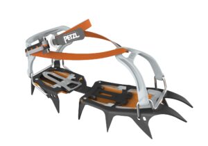 petzl vasak flexlock crampons - 12-point classic crampons for mountaineering, ski touring, and glacier travel