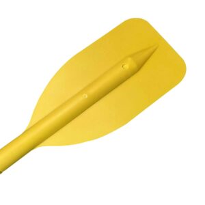 Pactrade Marine Boat Kayak Canoe Rafting Jet Ski Tube Yellow Plastic Telescopic Aluminum Mini Oar Paddle Extended from 20'' to 41.3" Boat Accessories for Kids and Adults