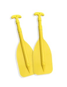 pactrade marine 2 of marine kayak canoe raft jet ski yellow telescopic aluminum oar paddle