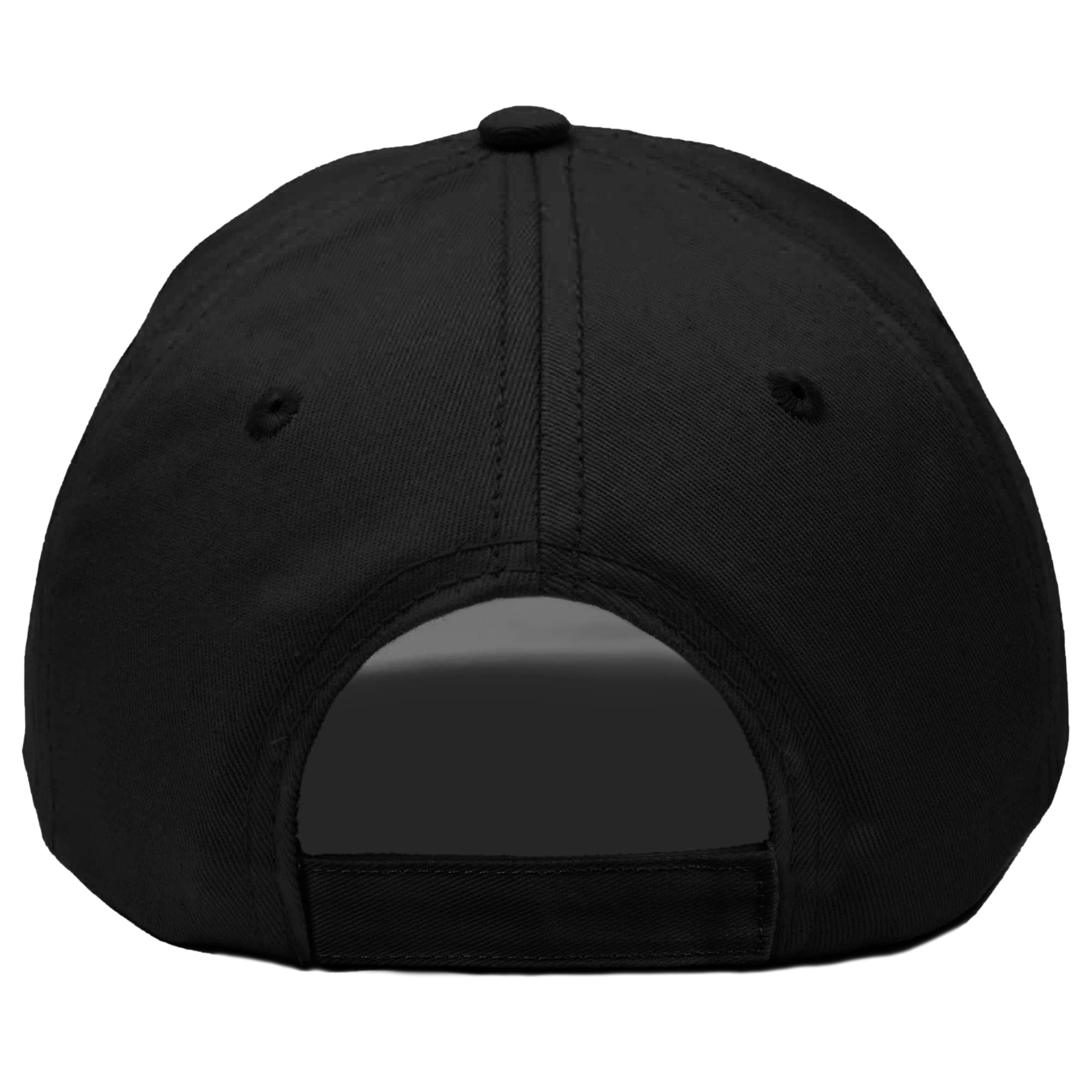 DALIX Womens Hat Lightweight 100% Cotton Cap in Black