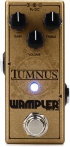 wampler tumnus v2 overdrive & boost guitar effects pedal