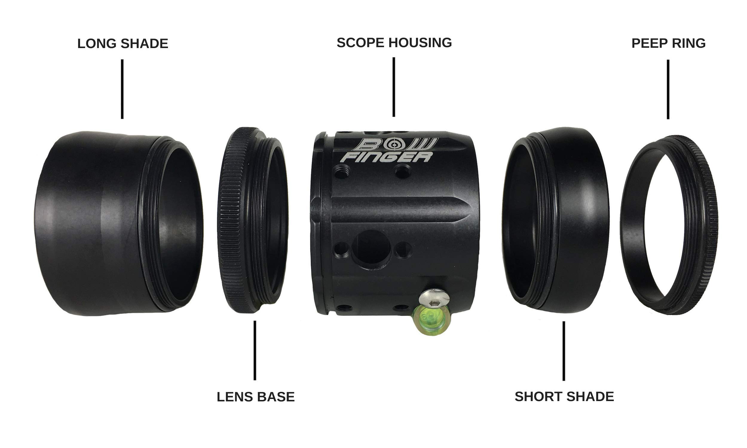 Bowfinger Archery 20/20 Scope Kit (20/20 Scope 40mm Right Hand)