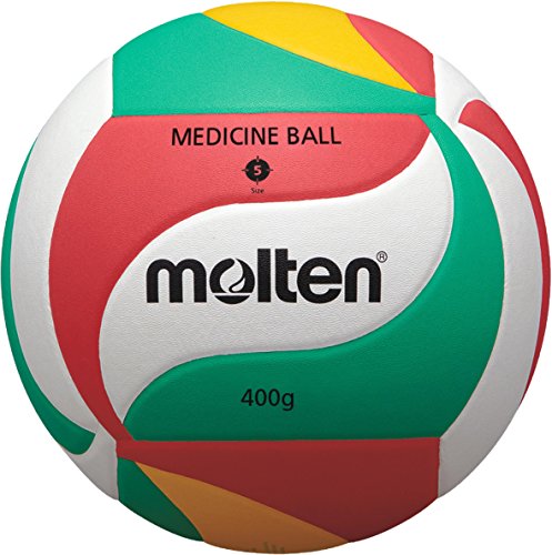 Molten Setter Training Volleyball, Green/Red/Yellow/White