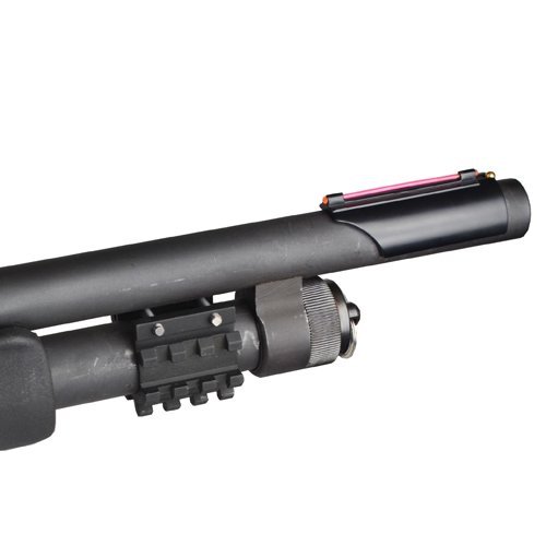 Ultimate Arms Gear 12/20 Gauge/Shotgun Glowing Red Line Plain Barrel Front Fiber Optic Sight Mossberg 500/535/590/835/Maverick 88 Pump Action Sporter