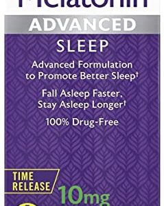 Natrol, Advanced Sleep Maximum Strength 10 mg Tablets, Melatonin, 60 Count