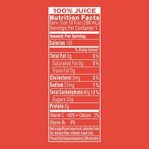 Tropicana 100% Juice, Strawberry Orange, 10 fl oz (Pack of 15) - Real Fruit Juices, Vitamin C Rich, No Added Sugars, No Artificial Flavors