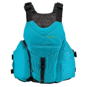 Astral Women's Layla Life Jacket PFD for Whitewater, Sea, Touring Kayaking, Stand Up Paddle Boarding, and Fishing, Glacier Blue L/XL