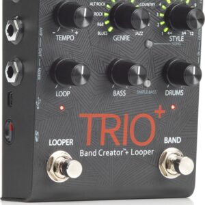 Digitech Trio+ Band Creator + Looper w/ Patch Cables and Power Supply