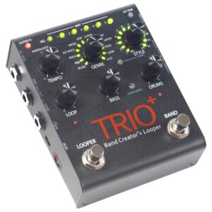 Digitech Trio+ Band Creator + Looper w/ Patch Cables and Power Supply