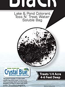 Sanco Industries Pond Dye - Black Individual Water Soluble Packet - 1 Pack Treats 1/4 Acre