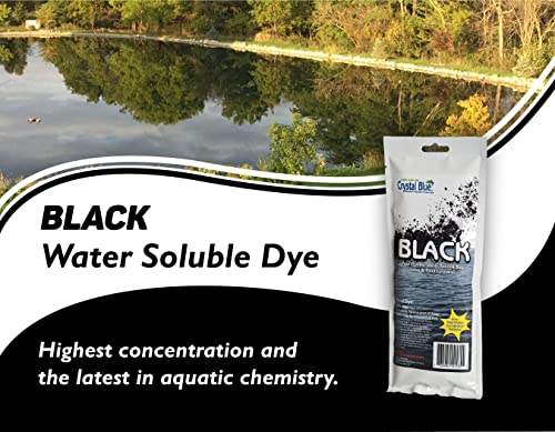 Sanco Industries Pond Dye - Black Individual Water Soluble Packet - 1 Pack Treats 1/4 Acre