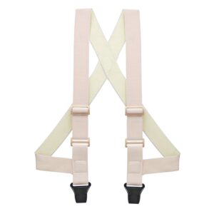 suspender store side-clip airport-friendly undergarment suspenders - 1.5-inch wide soft elastic - clip - 42" for 5'0" to 5'9" tall