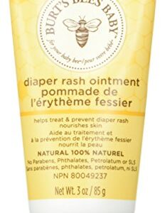 Burt's Bees Baby Diaper Rash Ointment 3 oz (Pack of 3)