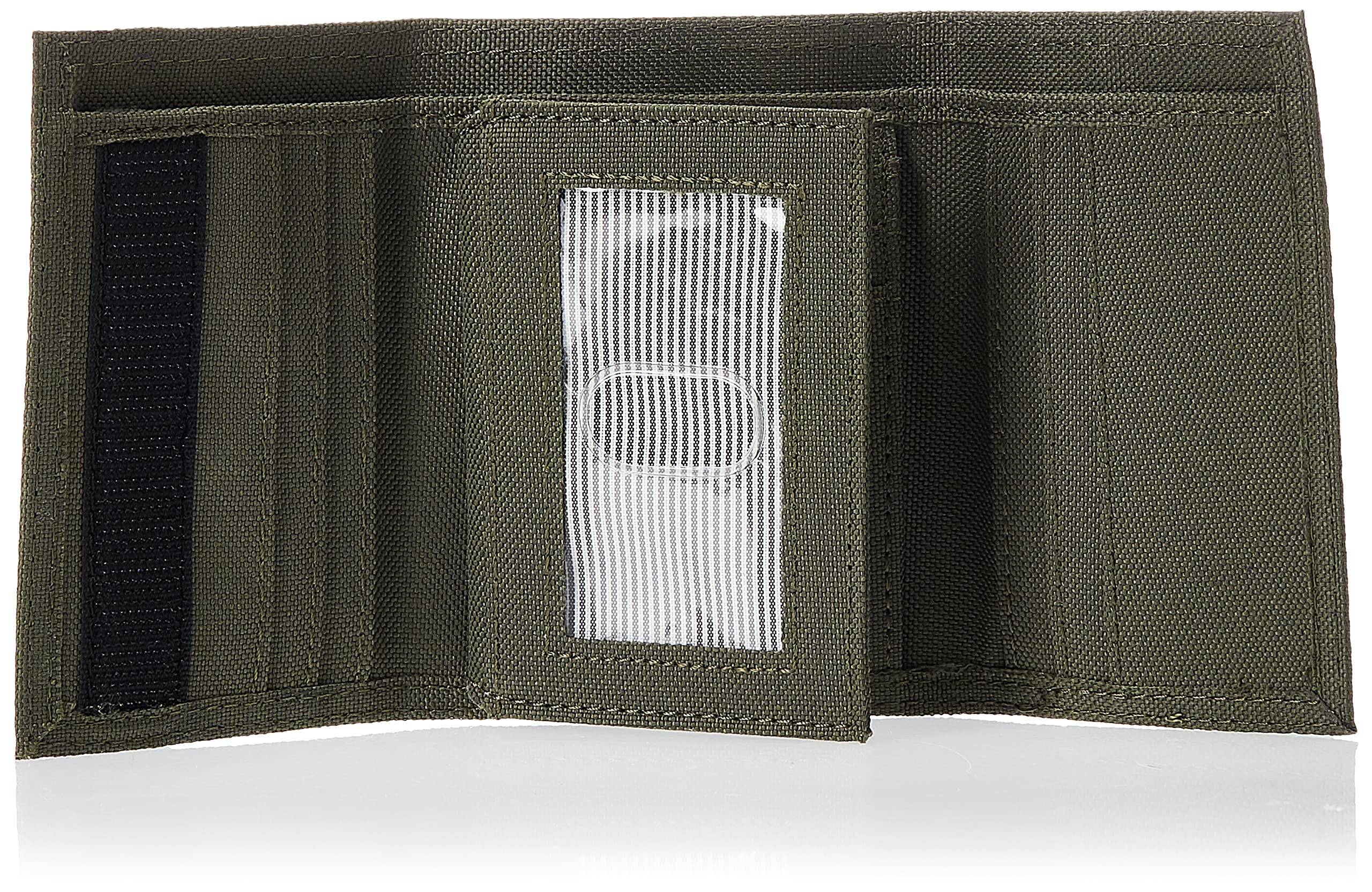 Timberland mens Trifold Nylon Wallet, Olive, One Size