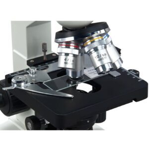 OMAX - 40X-2500X LED Binocular Lab Compound Microscope with 5MP Camera and Mechanical Stage - M82EZ-C50S