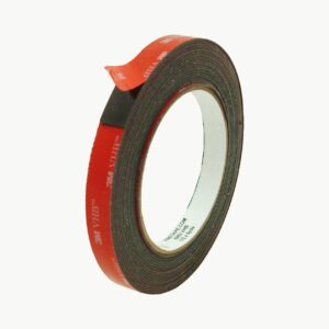 3m scotch 5952 vhb tape: 1/2 in. x 15 ft. (black)