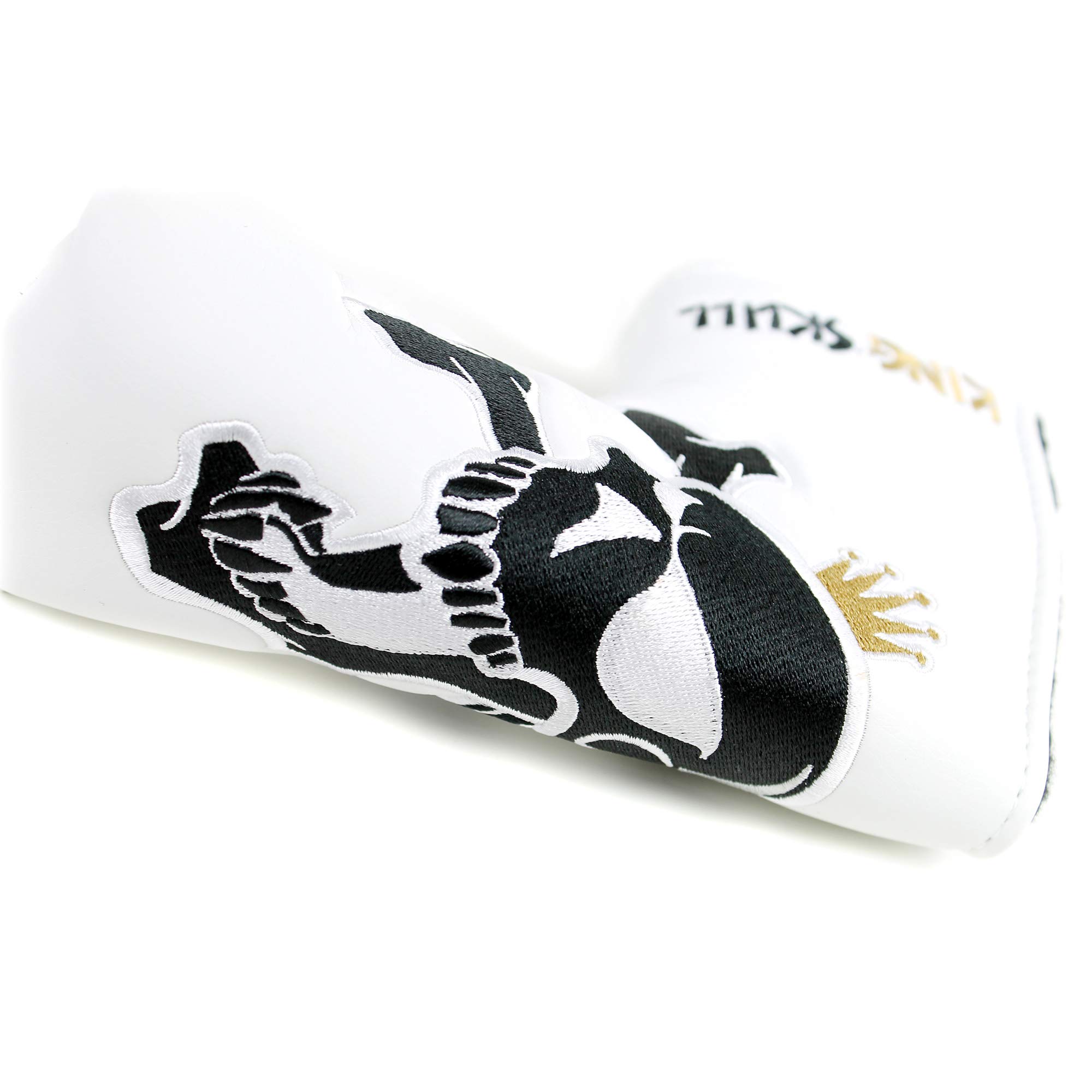 CNC GOLF King Skull Black & White Putter Cover Headcover for Scotty Cameron Taylormade Odyssey Blade