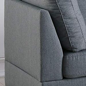 Poundex Upholstered Sofas/Sectionals/Armchairs, Grey