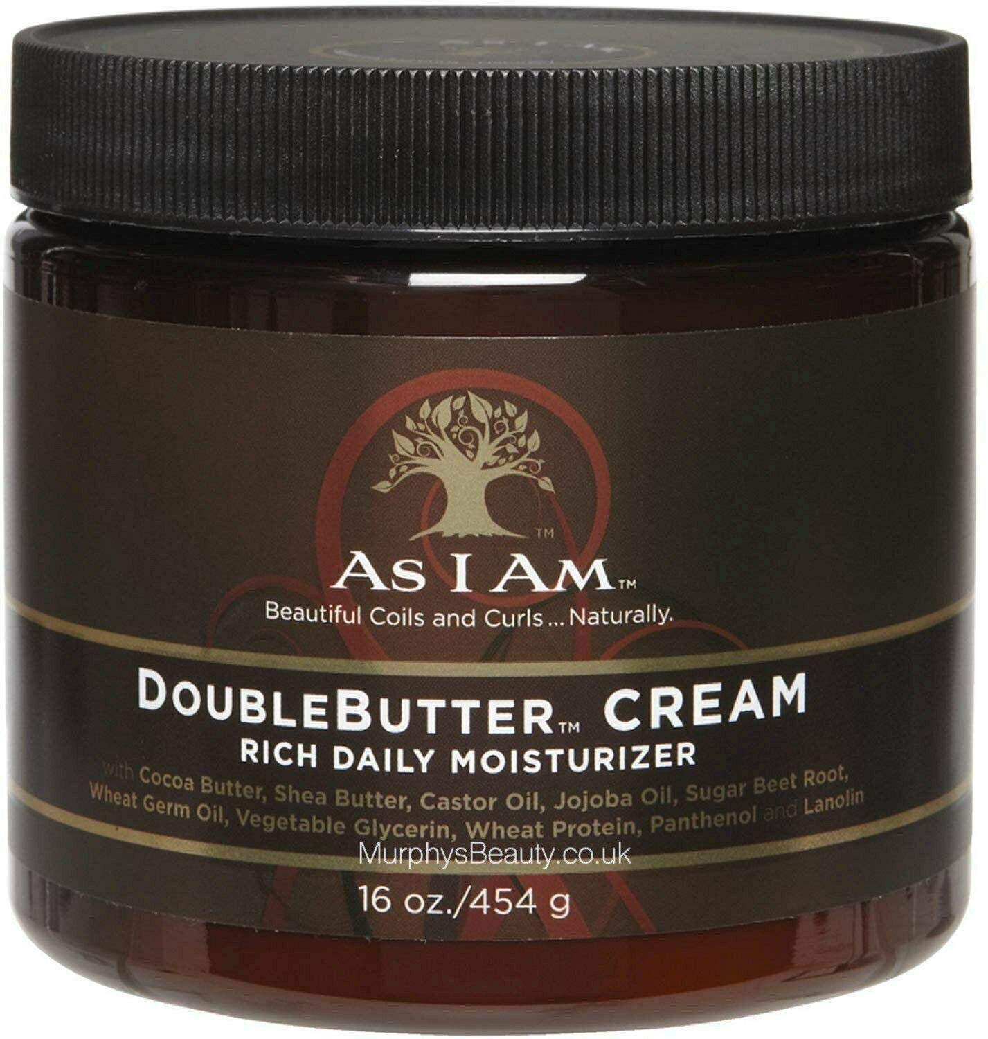 As I Am Double Butter Cream, 16 oz (Pack of 2)