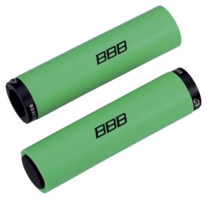 bbb bhg-35 442546 bicycle handle grip, lock-on fixed, 5.1 inches (130 mm), green