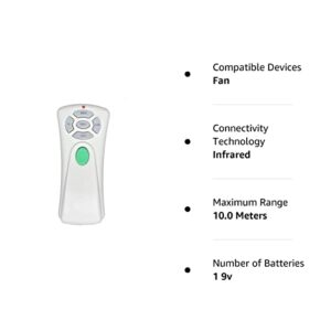 Ceiling Fan Remote CHQ7080T UC7080T Up/Dn Light and Reverse