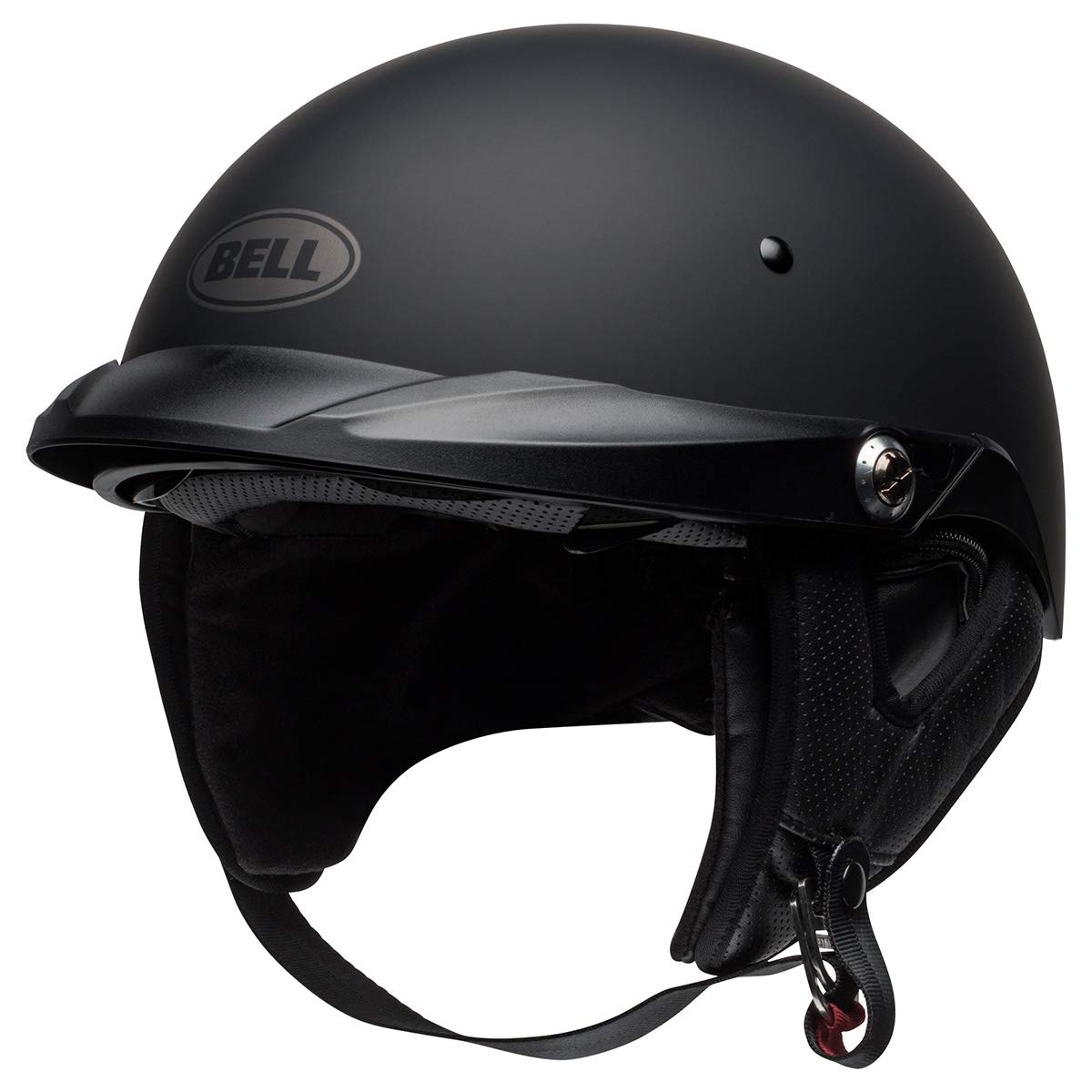 Bell Pit Boss Open-Face Motorcycle Helmet (Solid Matte Black, XXX-Large)