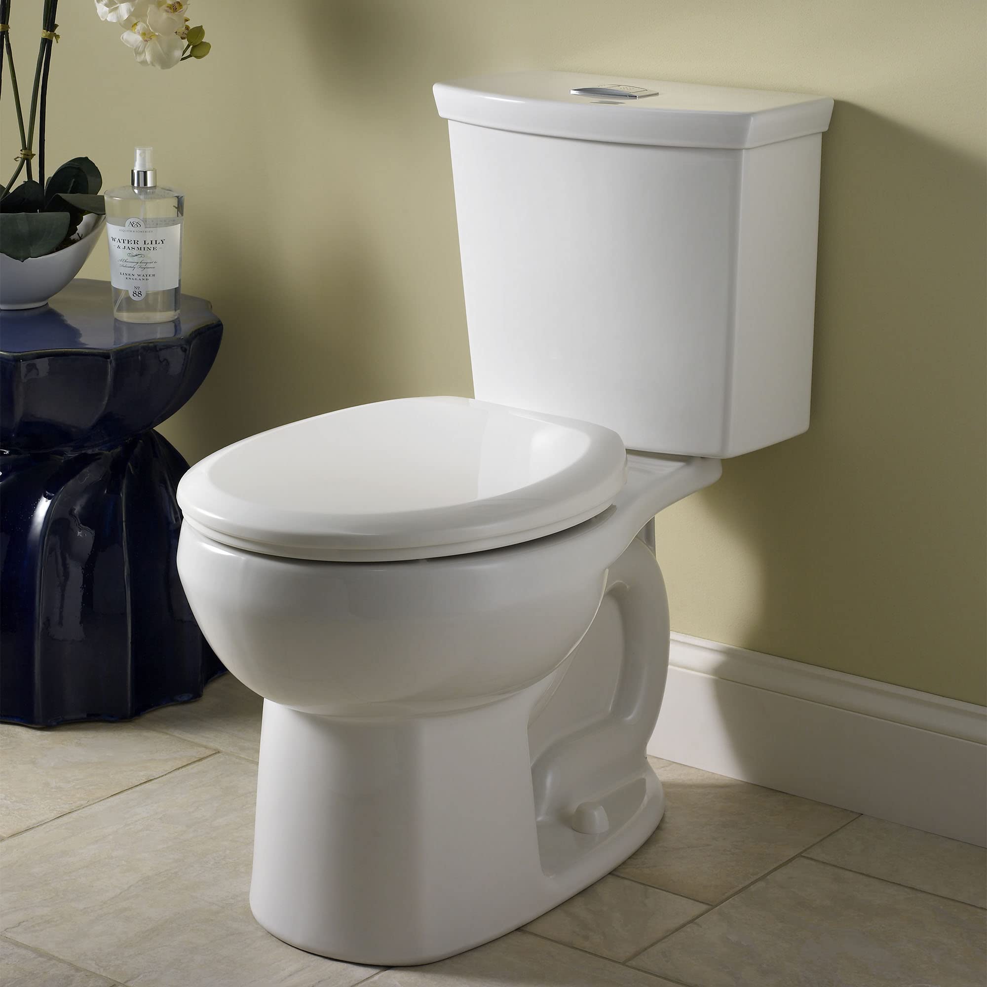 American Standard 2889218.020 H2Option Two-Piece Toilet, Round Front, Standard Height, Dual Flush, White, 0.92 - 1.28 gpf