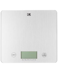 kalorik xl silver digital kitchen scale