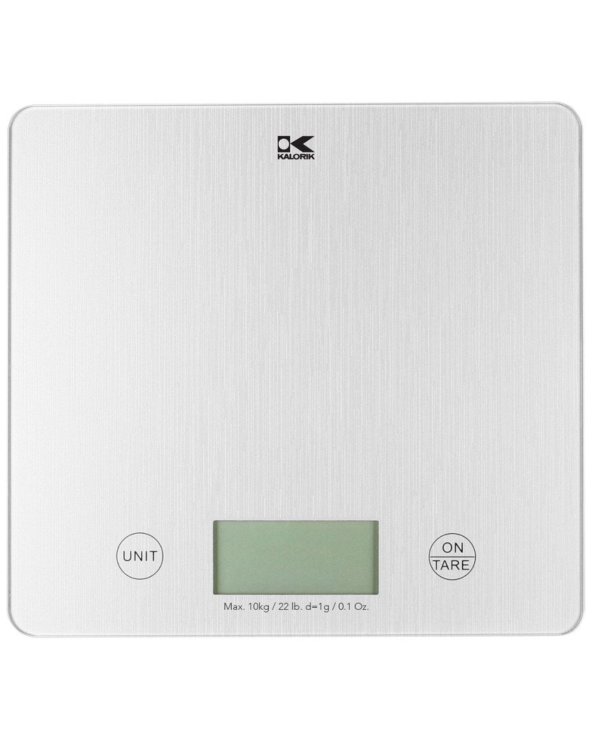 Kalorik XL Silver Digital Kitchen Scale