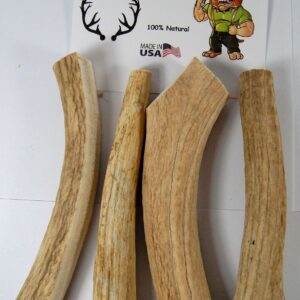 Big Dog Antler Chews - Grade B Deer and Elk Antler Pieces - Dog Chews - Antlers by The Pound, One Pound - Six Inches or Longer - Natural Healthy Long-Lasting Treat